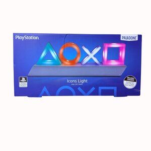 PlayStation Icons Light Music Reactive Lamp Three Modes Gaming Room Gamer Gift